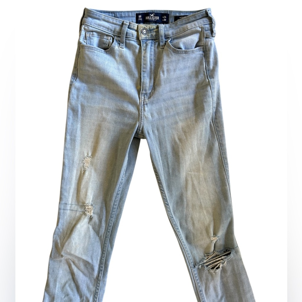 Hollister Ultra High Rise Distressed Skinny Jeans l Size 0